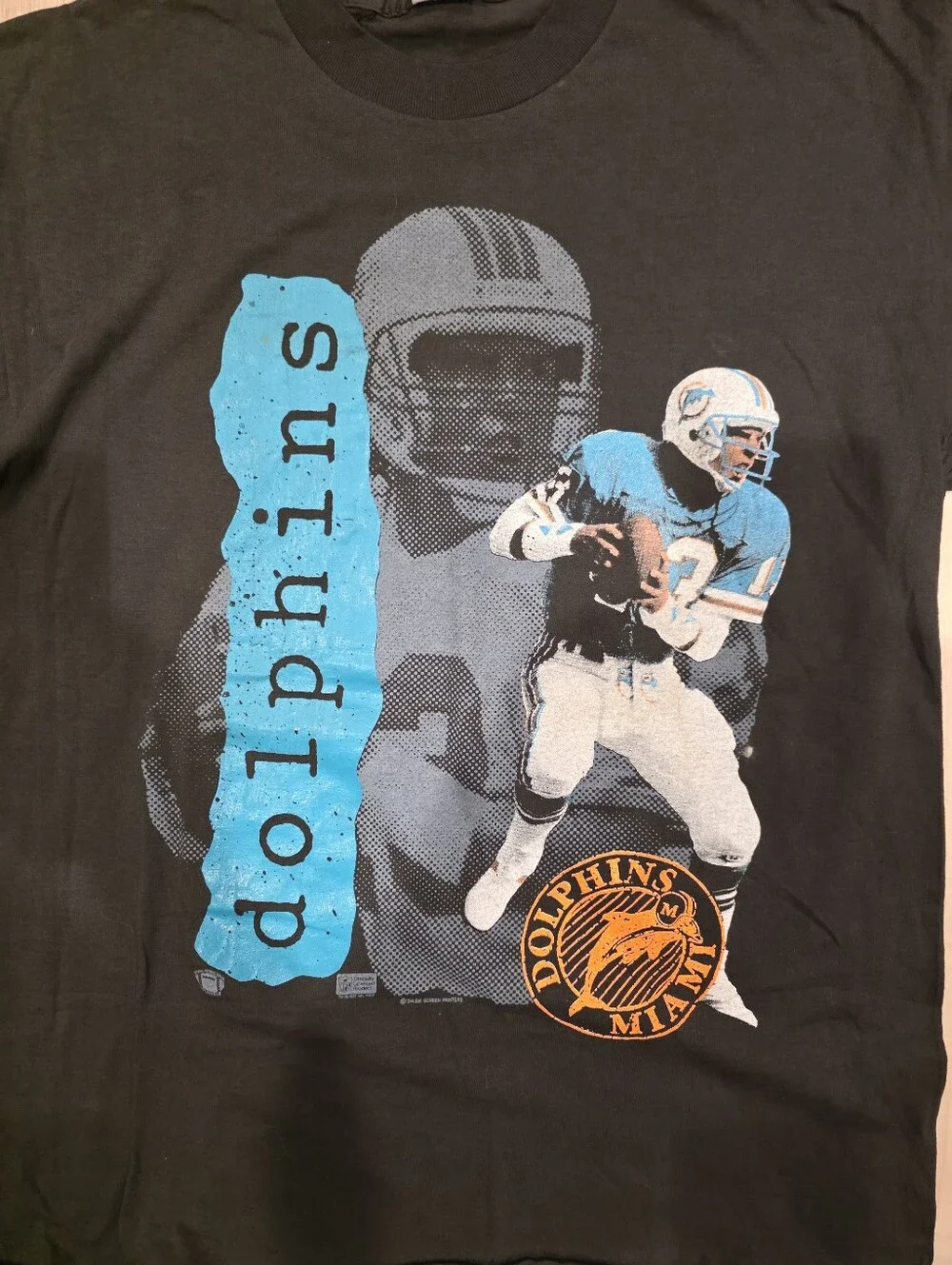 Vintage 90s Miami Dolphins Graphic Tee L